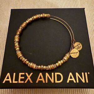 ⭐️ Alex and Ani l: Gold-Tone Beaded Bracelet